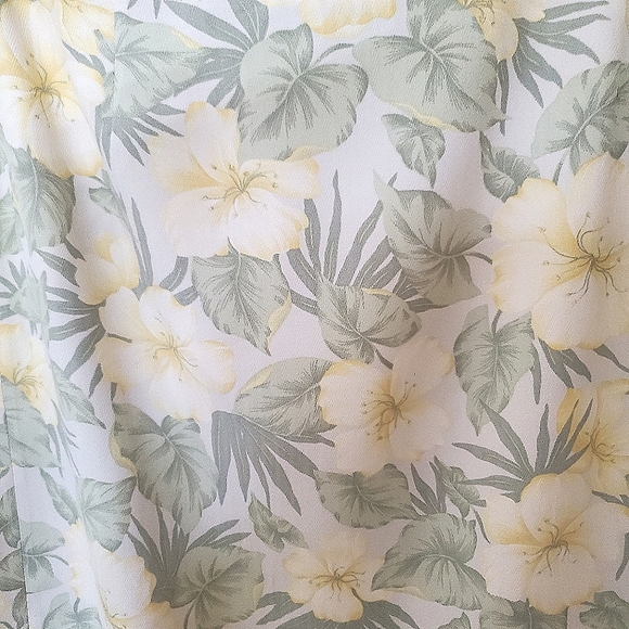 Tommy Bahama 100% Silk (2) Piece Tank Blouse XL & Wrap Skirt Size 16 Women - Picture 8 of 13